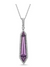 Amethyst and Diamond Pendant