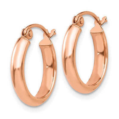 Rose Gold Hoop Earrings