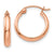 Rose Gold Hoop Earrings