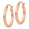 Rose Gold Hoops